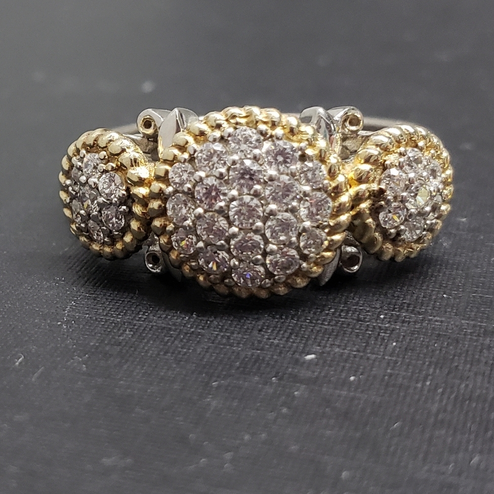 Affinity Diamond 18k clad Sterling